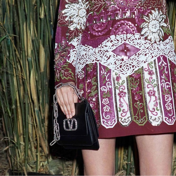 VALENTINO Resort Embroidered Sequin Dress Resort 2020 IT 42 Stunning! - Picture 3 of 11